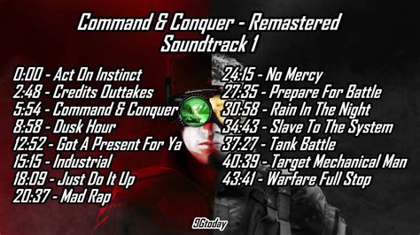 Command Conquer Remastered Soundtrack 1 YouTube