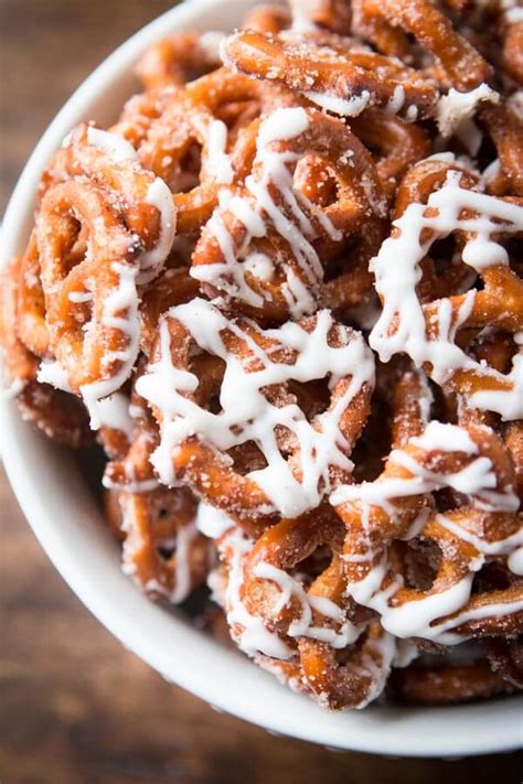 Cinnamon Sugar Pretzels - Oh Sweet Basil