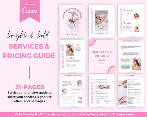 Virtual Assistant Services And Pricing Template Pricing Guide Price