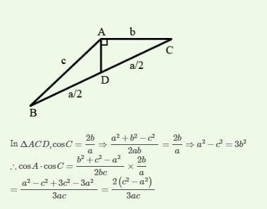 Begin Array L Text In Triangle A B C D Text Is Mid