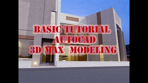 Basic Autocad To 3d Max Tagalog Youtube