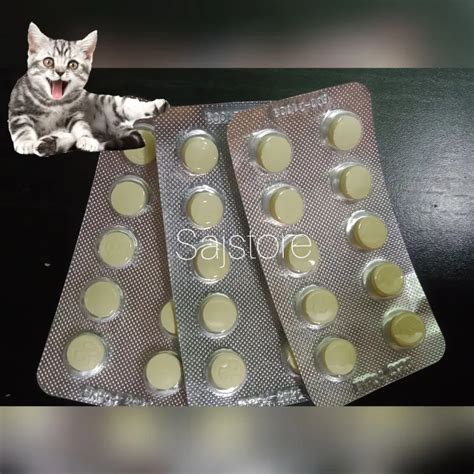 Ubat Demam Selsema Allergic Kuning Kucing Anjing 10biji Lazada