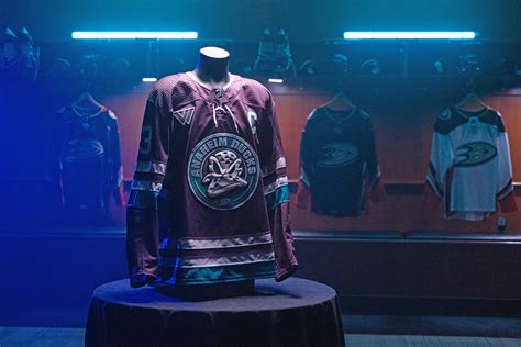 Anaheim Ducks Hockey Team Unveil 30th Anniversary Jersey for 2023-24 ...