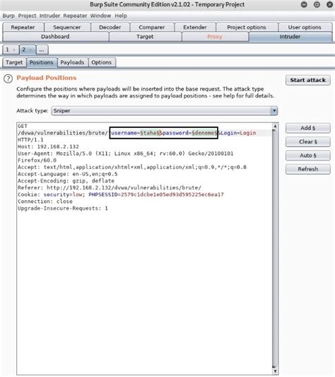 Burp Suite Ile Brute Force Saldırısı Nasıl Yapılır Siber Güvenlik Web Tr