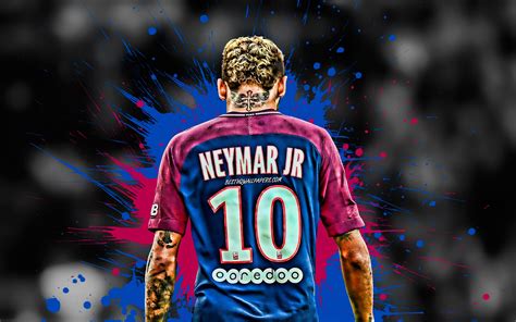 Neymar 2K Brazilian Soccer Paris Saint Germain F C HD Wallpaper