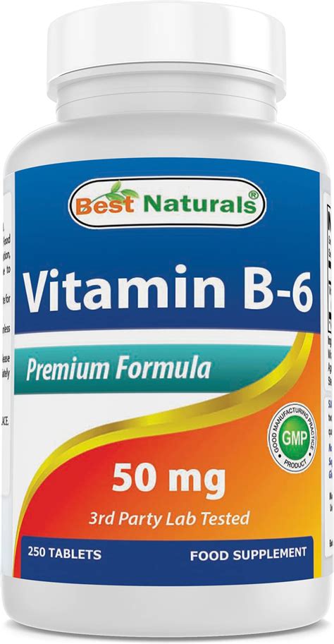 Solgar Vitamin B6 50 Mg 100 Tablets Supports Energy