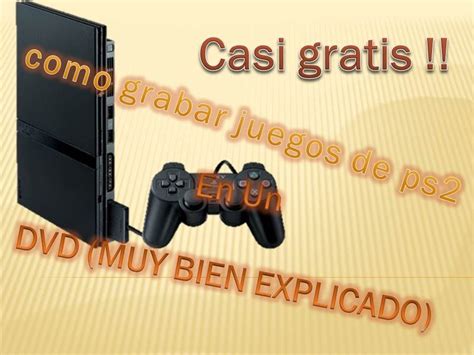 Como Grabar Juegos De Ps En Un Dvd Muy Bien Explicado Youtube