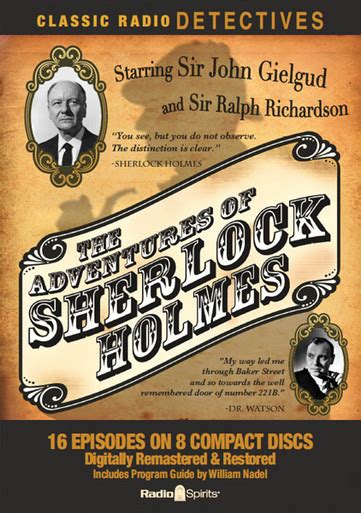 The Adventures of Sherlock Holmes - Radio Spirits