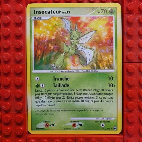 Insécateur 46 100 Diamant et Perle Aube Majestueuse carte Pokemon