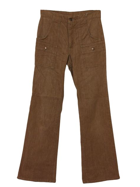 1970s Levis Flared Pants Flares Early 70s Levis Mens Light Brown