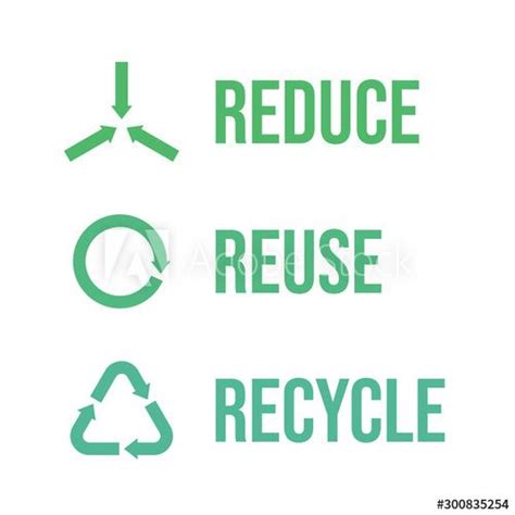 Reduce Reuse Recycle Symbols