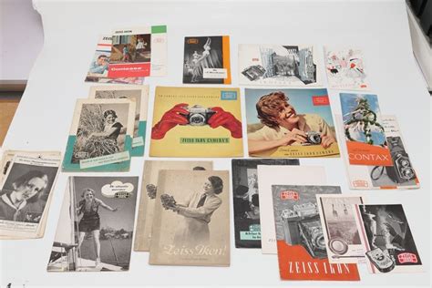 Ernemann Zeiss Ikon Lot Van Vintage Jaren Brochures Catawiki