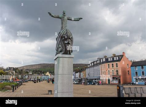 Saint Brendan the Navigator statue, Bantry, Co Cork. Ireland Stock ...