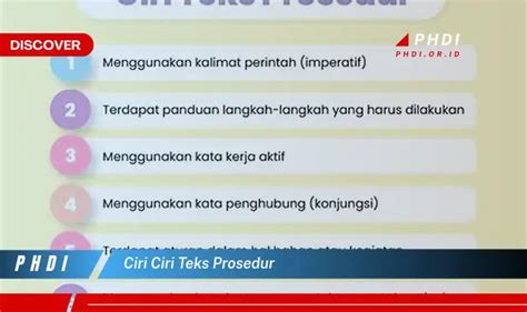 Intip Ciri Khas Teks Prosedur Yang Jarang Diketahui