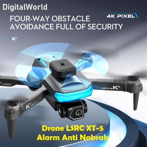 Promo Lsrc Xt5 Optical Flow Dual 4K Kamera K Drone Alarm Anti Nabrak Vs