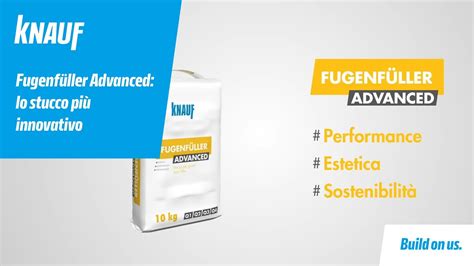 Knauf Fugenf Ller Advanced Performance Estetica Sostenibilit Youtube