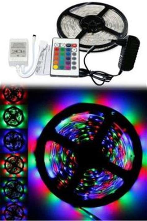 5 MT UZAKTAN KUMANDALI ŞERİT LED IŞIK RGB SET ADAPTÖR DAHİL Ampul