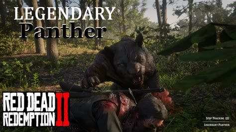 RED DEAD REDEMPTION 2 -HUNTING THE LEGENDARY PANTHER - YouTube