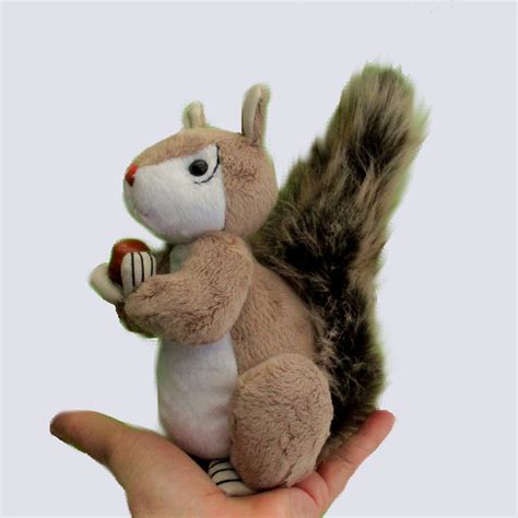 Squirt Soft Toy Squirrel Sewing Pattern Completed Height Etsy Uk