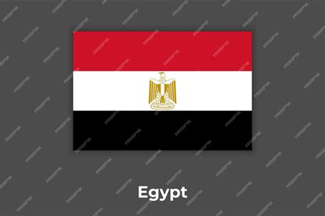 Premium Vector Flag Of Egypt National Flag Of Egypt Flag