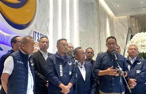 Anies Baswedan Siap Bertarung Di Pilgub Jakarta Didukung Nasdem