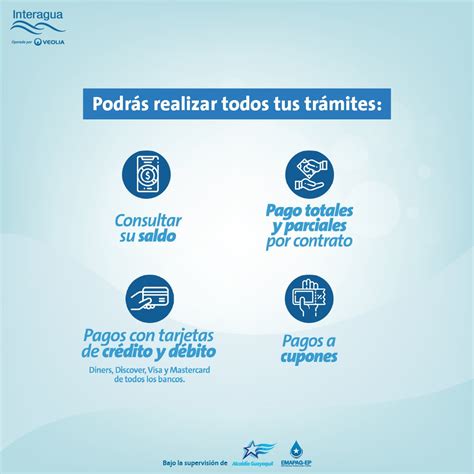 Interagua C Ltda on Twitter Realiza los trámites que necesites a