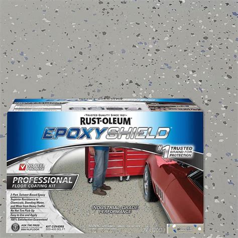 Rust Oleum Professional Interior Gloss Garage Floor Epoxy Kit Gray | Dandk Organizer