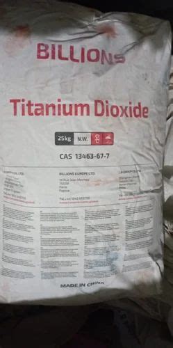 25 Kg Billions Titanium Dioxide Powder Bag At Rs 3500 Bag In Chennai