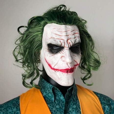 Joker Maske Film Batman The Dark Knight Horror Clown Cosplay Latex