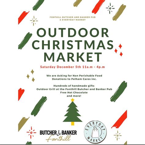 #SaveTheDate Outdoor Christmas Market in Downtown Fonthill - myPelham