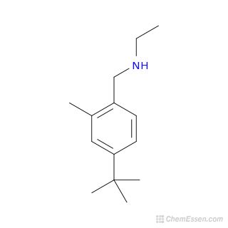 4 Tert Butyl 2 Methylphenyl Methyl Ethyl Amine Structure C14H23N