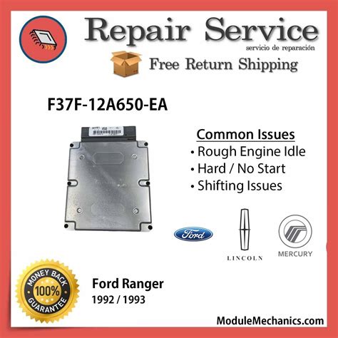 Ford Ranger Ecm Location And Removal 1