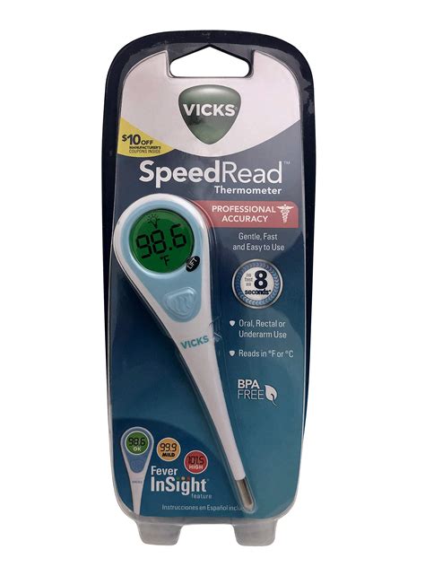 Vicks Speedread Digital Thermometer with Fever Insight