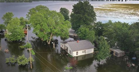 Historic River Flooding Breaches Levee In Arkansas