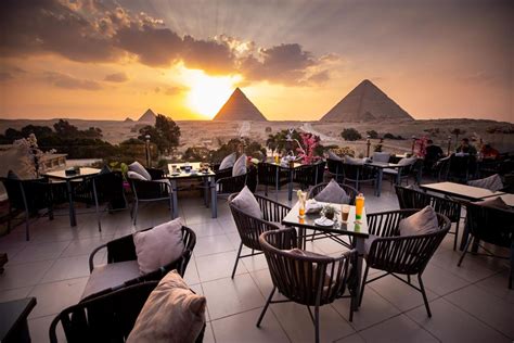 Panorama View Pyramids Cairo Egypt - Cairo Egypt