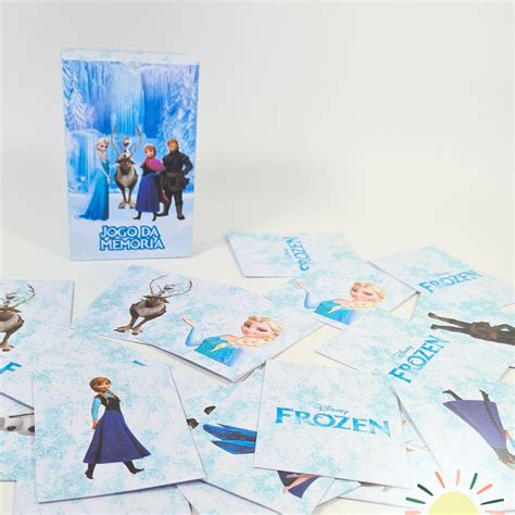 Jogo Da Memória Frozen Elo7 Produtos Especiais