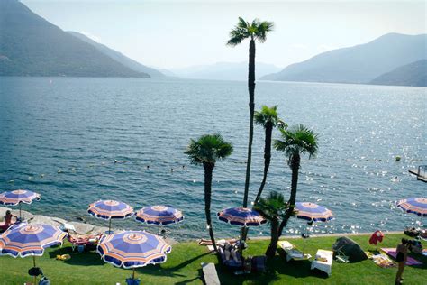 Relaxing at the Brissago lido | Lake Maggiore Switzerland