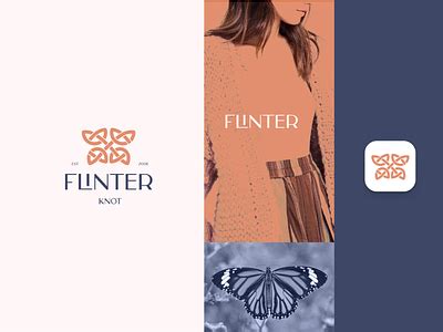 Flinter knot logo by mehul dabhi on Dribbble