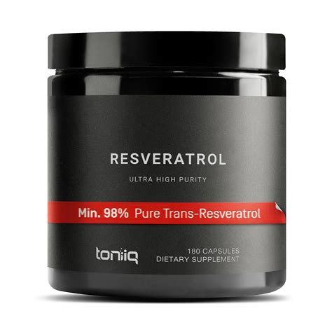 Buy Toniiq Ultra High Purity Resveratrol S Trans Resveratrol