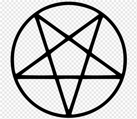 Pentagramm Pentacle Wicca Stern Stern Winkel Bereich Baphomet Png