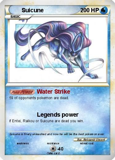 Pokémon Suicune 719 719 - Water Strike - My Pokemon Card