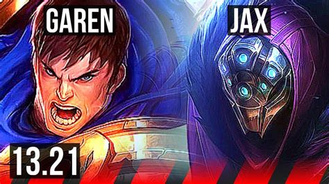 Garen Vs Jax Top 2 0m Mastery 1100 Games 6 1 1 Dominating Rank