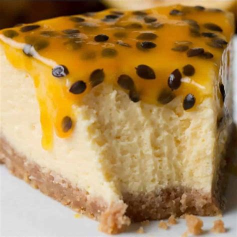 Cheescake de maracuyá sin horno y sin azúcar Adelgazar en casa