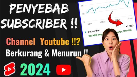 Penyebab Subscriber Channel Youtube Berkurang Dan Menurun Youtuber