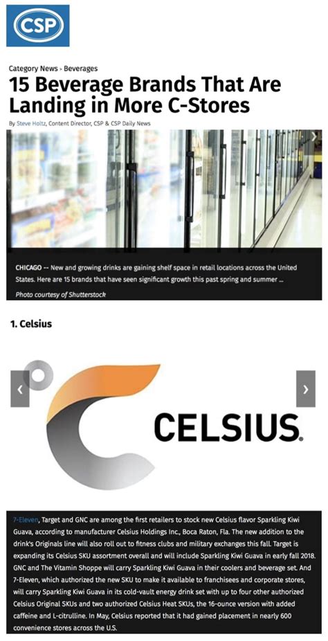 Celsius Celsius Holdings Inc