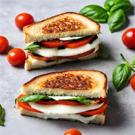 Caprese Grilled Cheese Sandwich