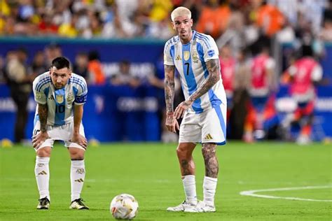 De Paul Vende Humo Con El Llanto De Messi En Copa América