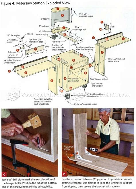 Miter Saw Stand Plans • WoodArchivist