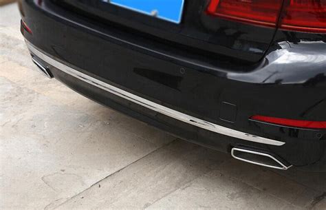 Fit For Bmw Series G Silver Steel Rear Bumper Protector