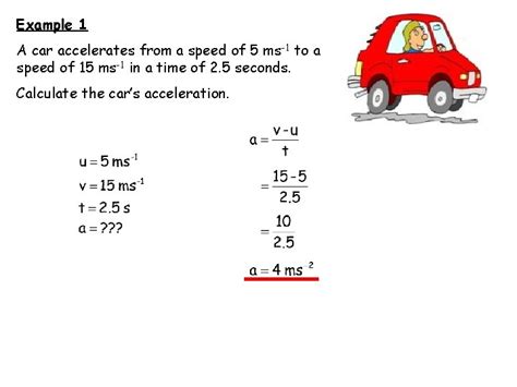 Dynamics Acceleration And Velocitytime Graphs Acceleration Success Criteria